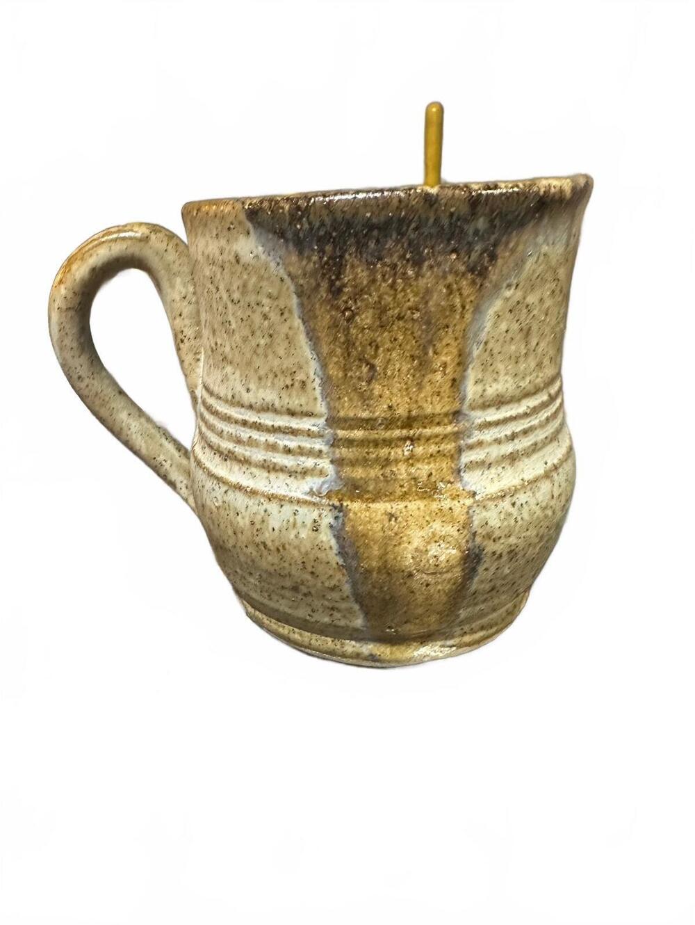 Vintage BYH Signed Studio Pottery Stoneware Mug